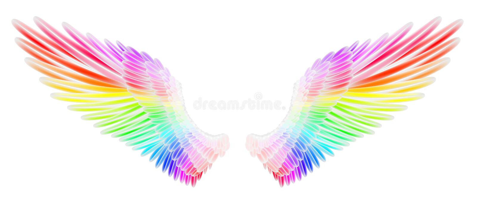 Detail Angel Wings Pictures Color Nomer 10