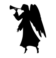 Detail Angel With Trumpet Silhouette Nomer 17