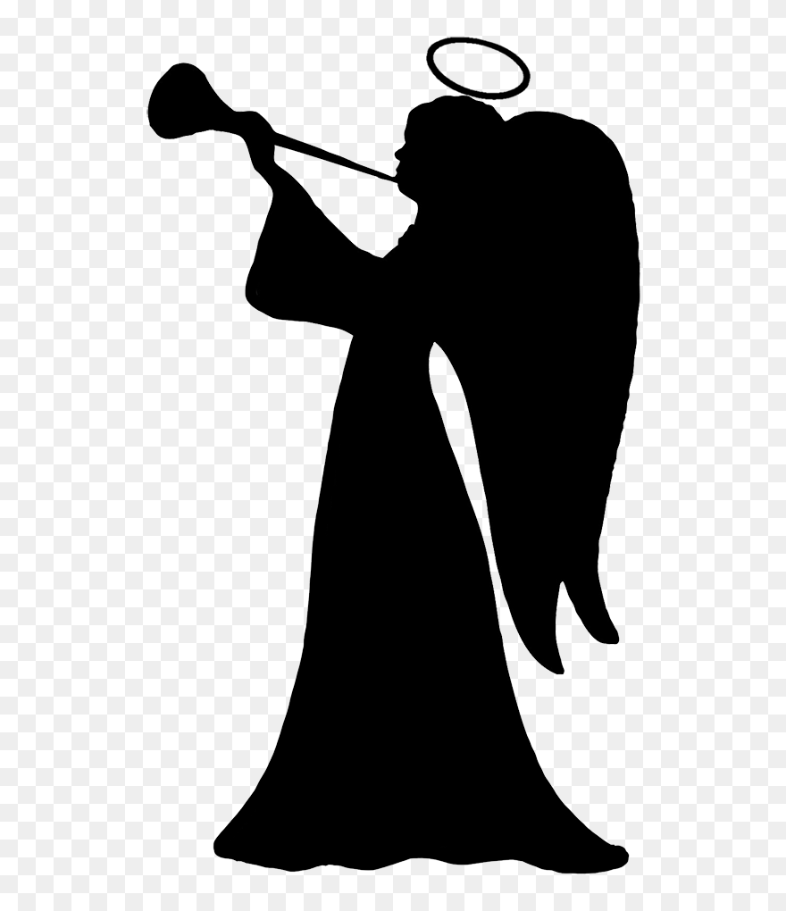 Detail Angel With Trumpet Silhouette Nomer 31