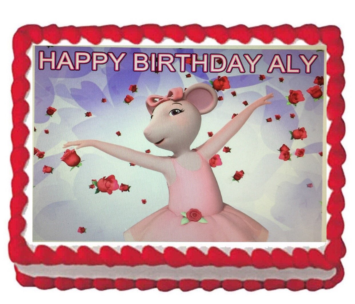 Angelina Ballerina Birthday Cake - KibrisPDR