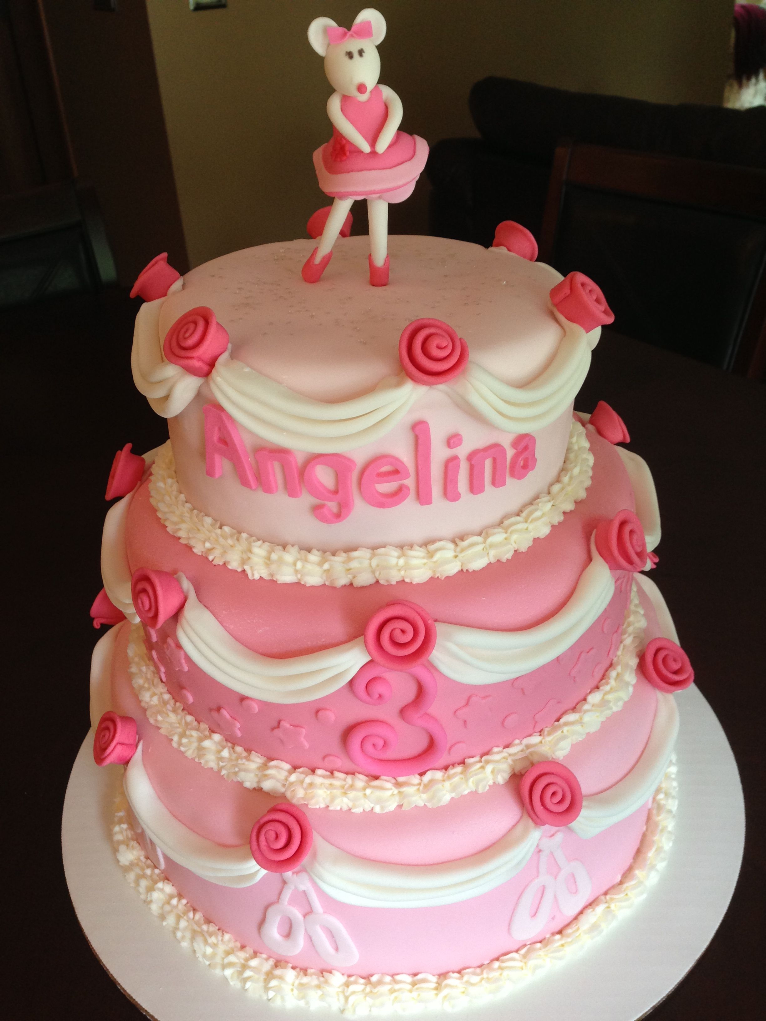 Detail Angelina Ballerina Birthday Cake Nomer 16