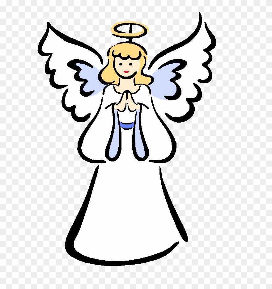 Detail Angels Clipart Black And White Nomer 5