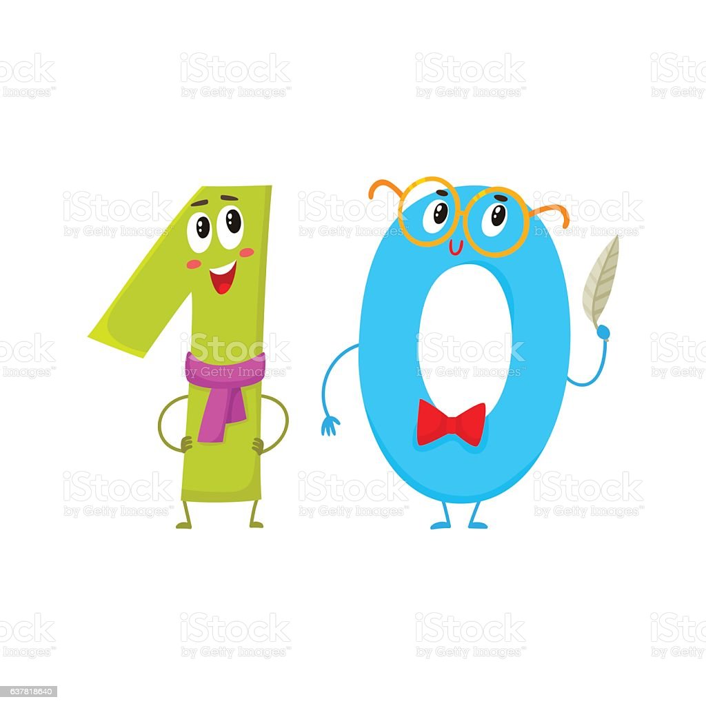 Detail Angka 10 Kartun Nomer 2