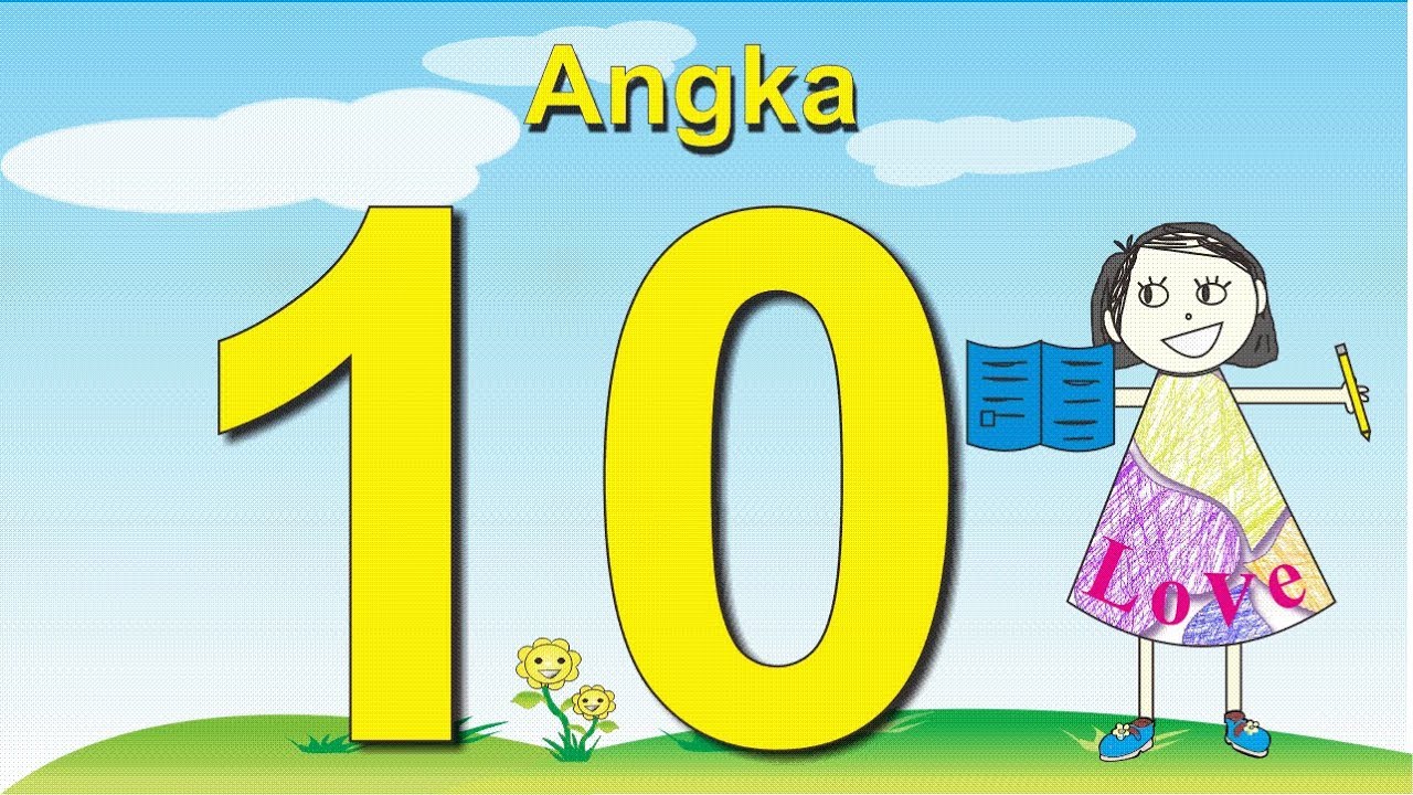 Detail Angka 10 Kartun Nomer 23