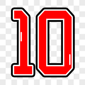 Detail Angka 10 Kartun Nomer 4