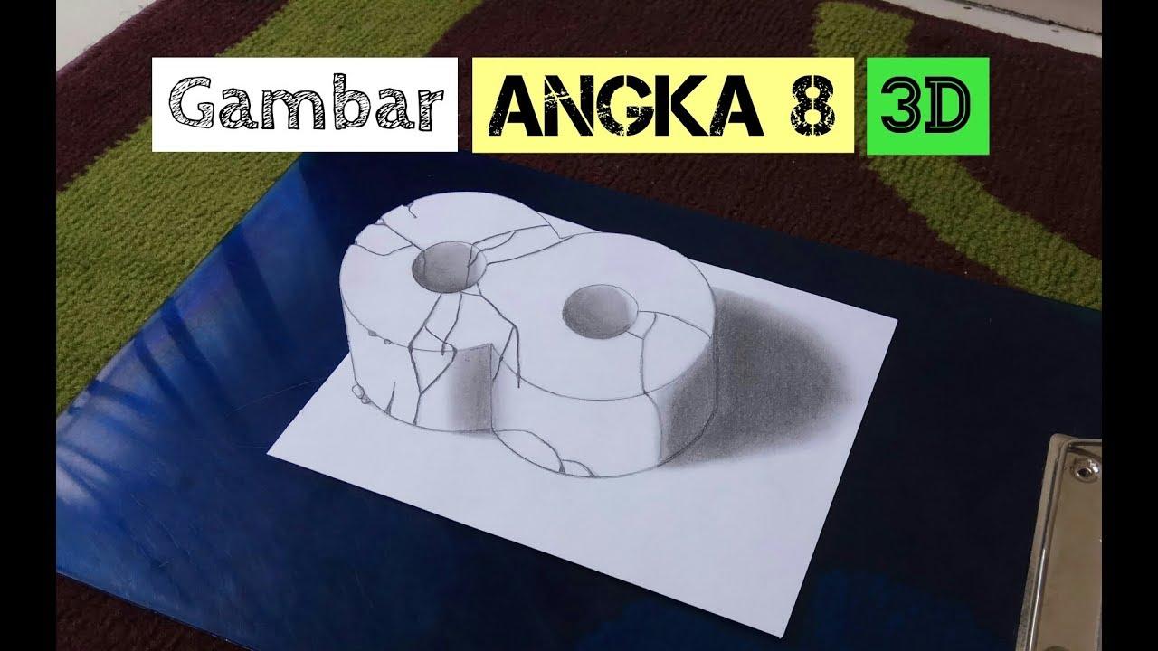 Detail Angka 3 Dimensi Nomer 44