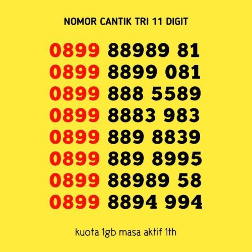 Detail Angka Cantik 4 Digit Nomer 23