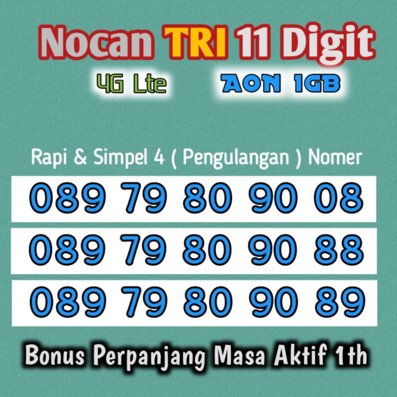 Detail Angka Cantik 4 Digit Nomer 25