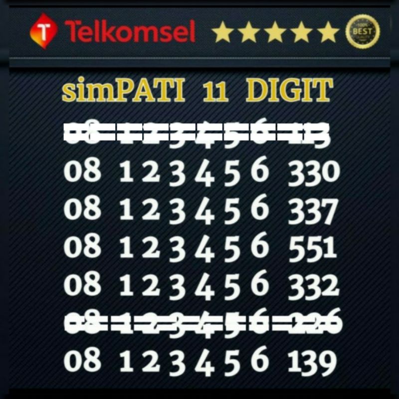 Detail Angka Cantik 4 Digit Nomer 47