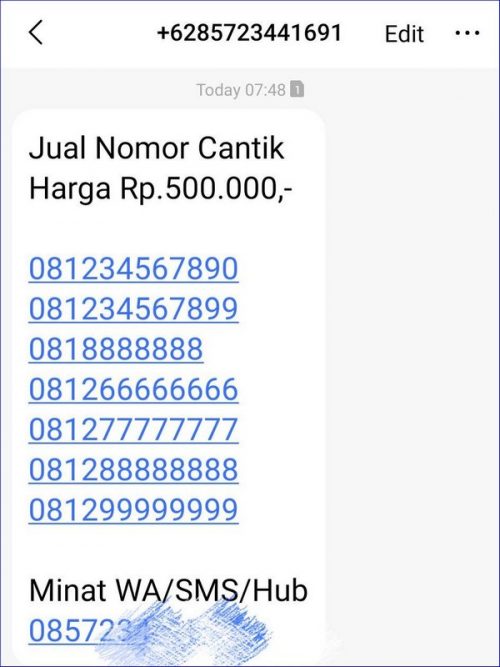 Detail Angka Cantik 4 Digit Nomer 48