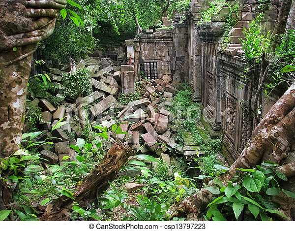 Detail Angkor Wat Beng Mealea Nomer 17