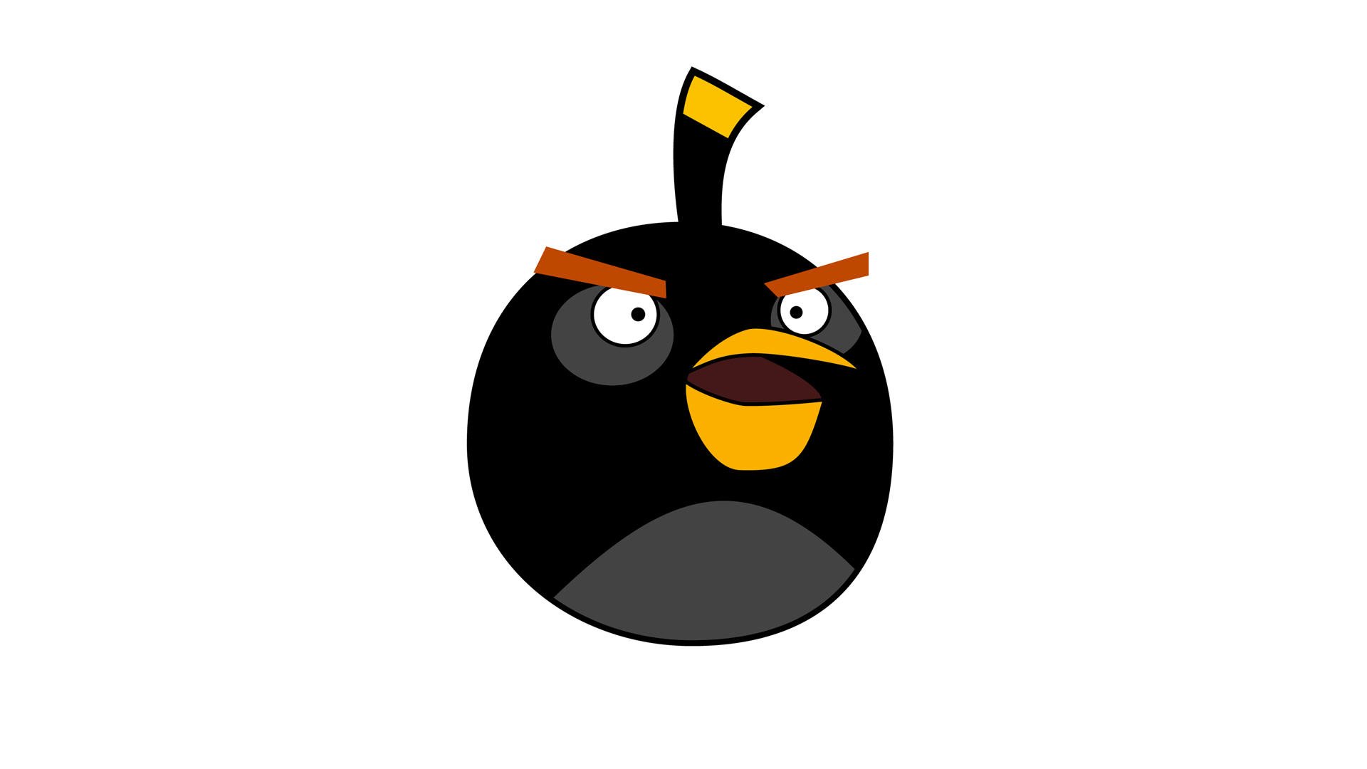 Detail Angry Bird Hitam Nomer 4