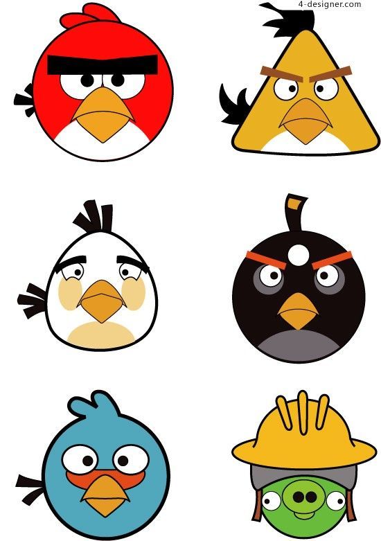 Detail Angry Birds Hitam Nomer 11