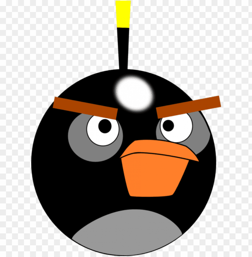 Detail Angry Birds Hitam Nomer 15