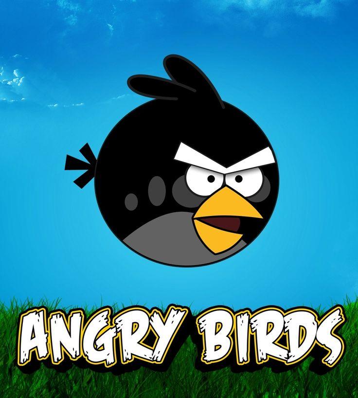 Detail Angry Birds Hitam Nomer 30