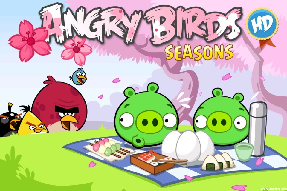 Detail Angry Birds Seasons Cherry Blossom Nomer 8