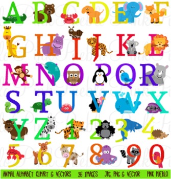 Detail Animal Alphabet Clipart Nomer 11