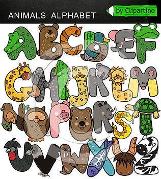 Detail Animal Alphabet Clipart Nomer 3