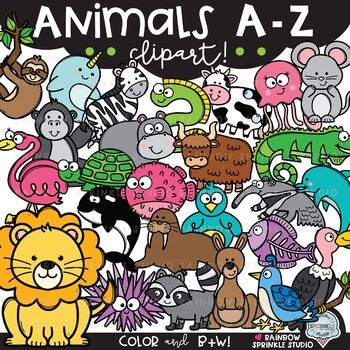 Detail Animal Alphabet Clipart Nomer 48