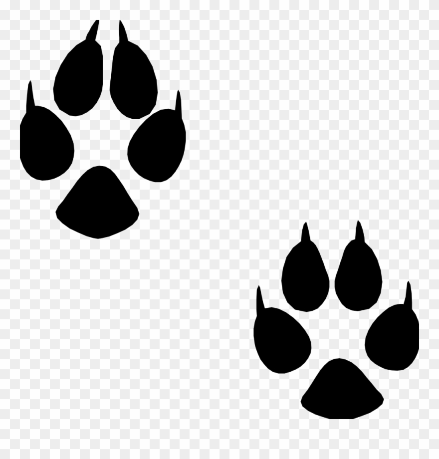 Detail Animal Footprints Clip Art Nomer 18