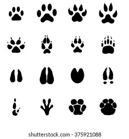 Detail Animal Footprints Clip Art Nomer 34