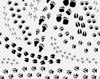 Detail Animal Footprints Clip Art Nomer 37