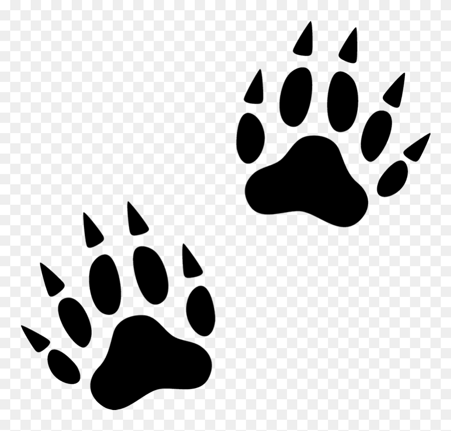Detail Animal Footprints Clip Art Nomer 5