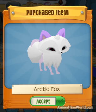 Detail Animal Jam Arctic Fox Code Nomer 5