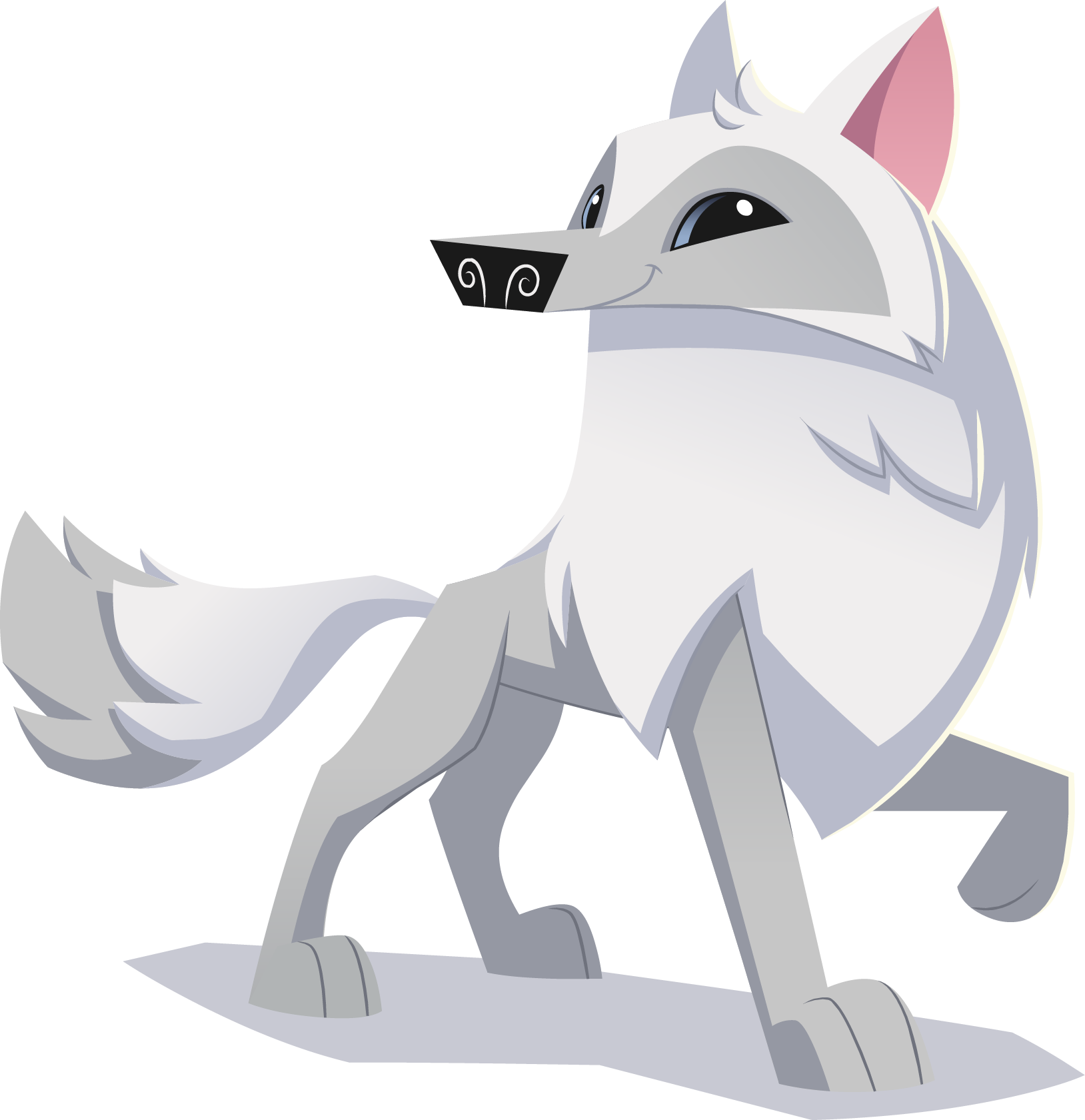 Animal Jam Arctic Wolf Transparent - KibrisPDR