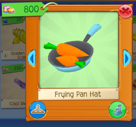 Detail Animal Jam Frying Pan Hat Nomer 2