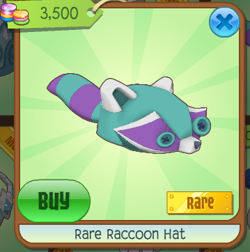 Detail Animal Jam Raccoon Hat Nomer 11