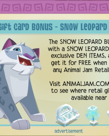 Detail Animal Jam Snow Leopard Code Nomer 37