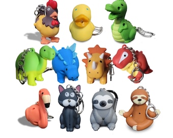 Detail Animal Keychain Flashlight Nomer 33