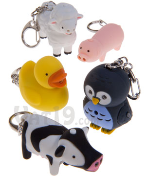 Detail Animal Keychain Flashlight Nomer 5