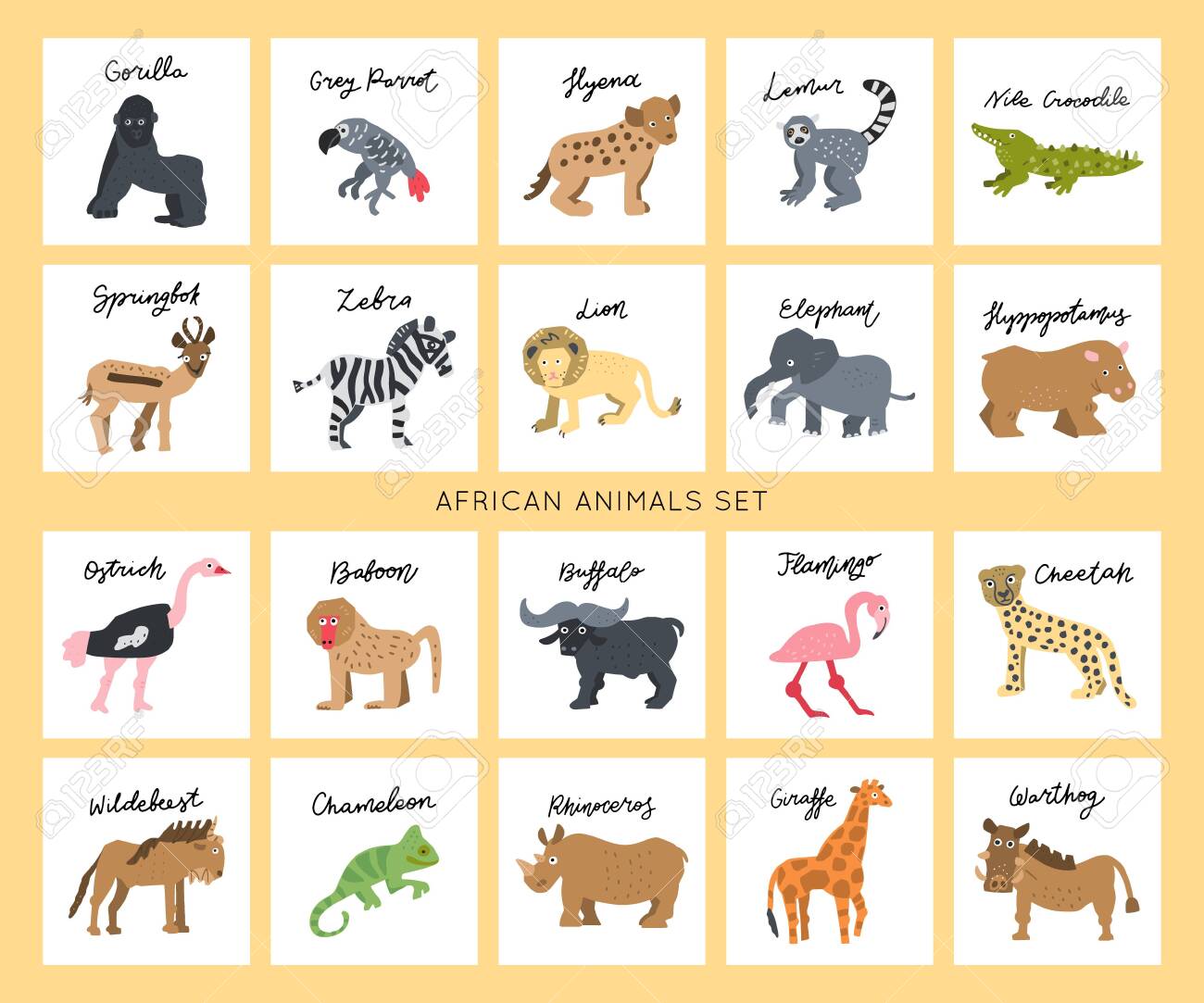 Detail Animales Clipart Nomer 26