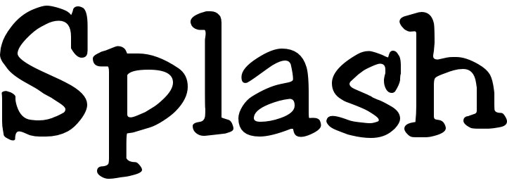 Detail Font Splash Nomer 23
