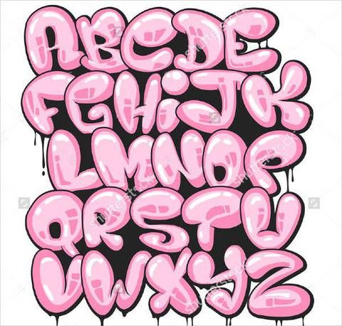 Detail Graffiti Schrift Bubble Nomer 15