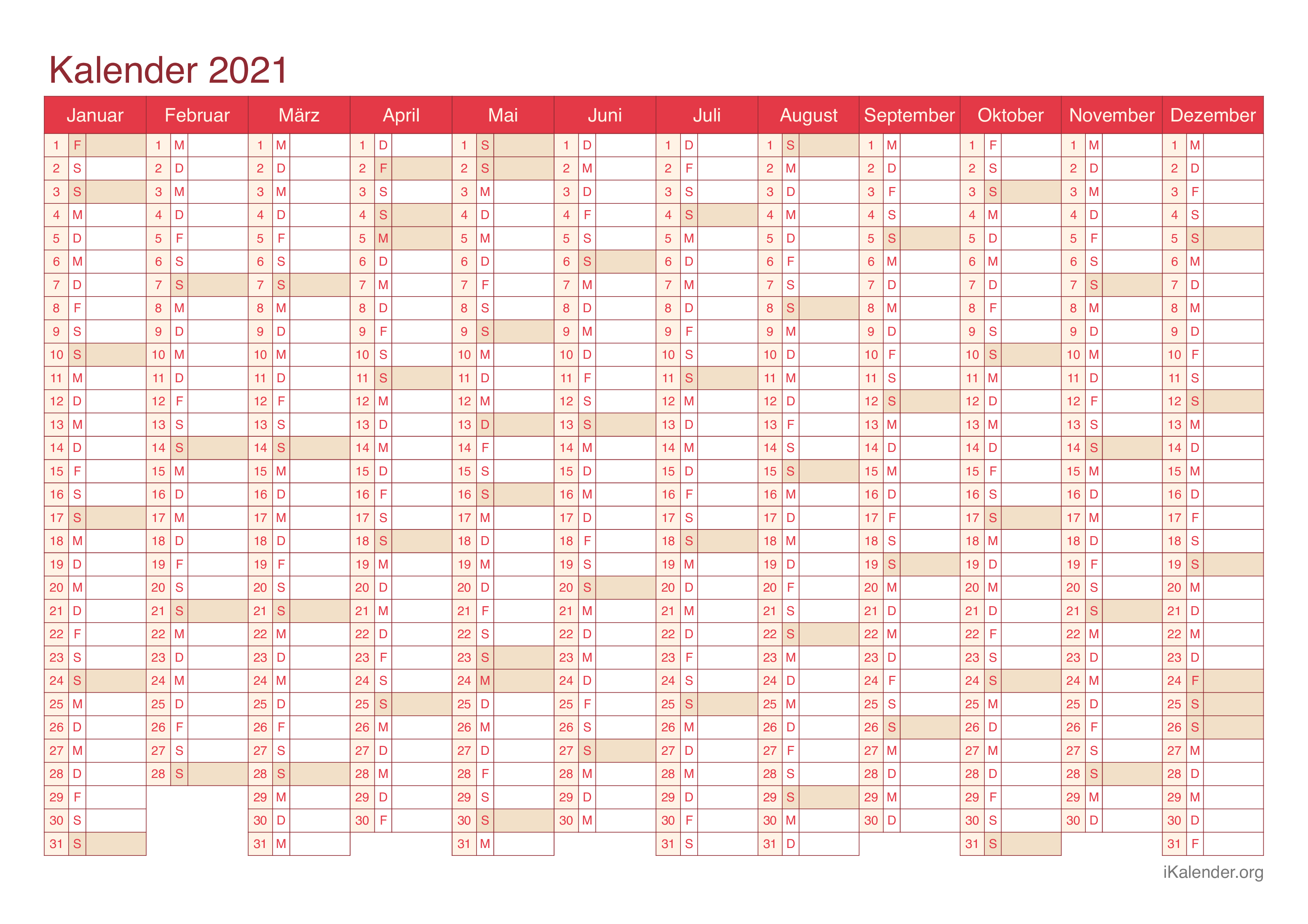 Detail Kalender Drucken 2020 Kostenlos Nomer 15