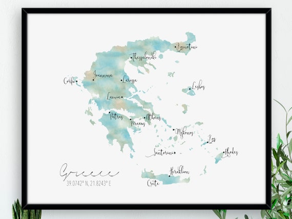 Weltkarte Griechenland - KibrisPDR