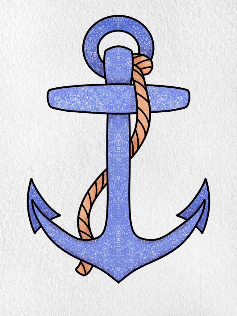 Detail Anchor Drawing Nomer 18