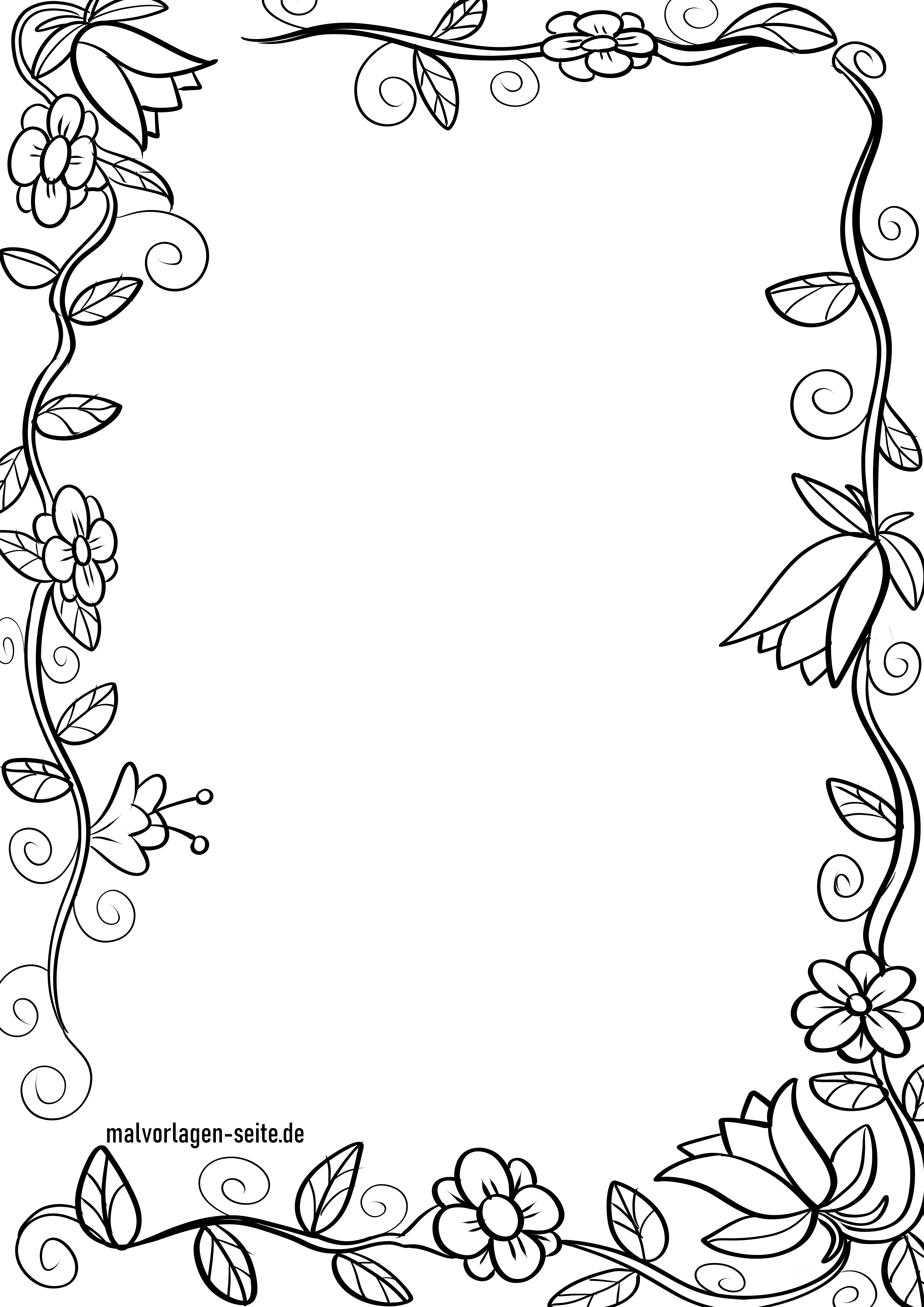 Detail Blumenranke Vorlage Nomer 2
