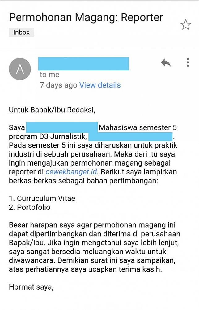 Detail Contoh Menulis Email Nomer 16