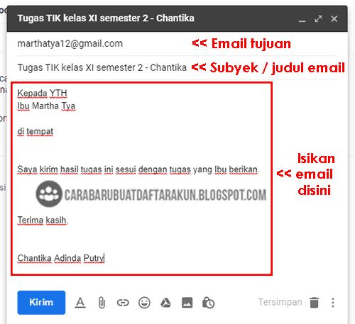 Detail Contoh Menulis Email Nomer 45