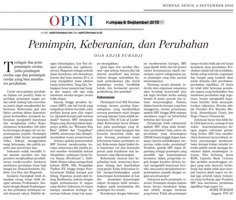 Contoh Menulis Opini - KibrisPDR