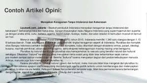 Detail Contoh Menulis Opini Nomer 13