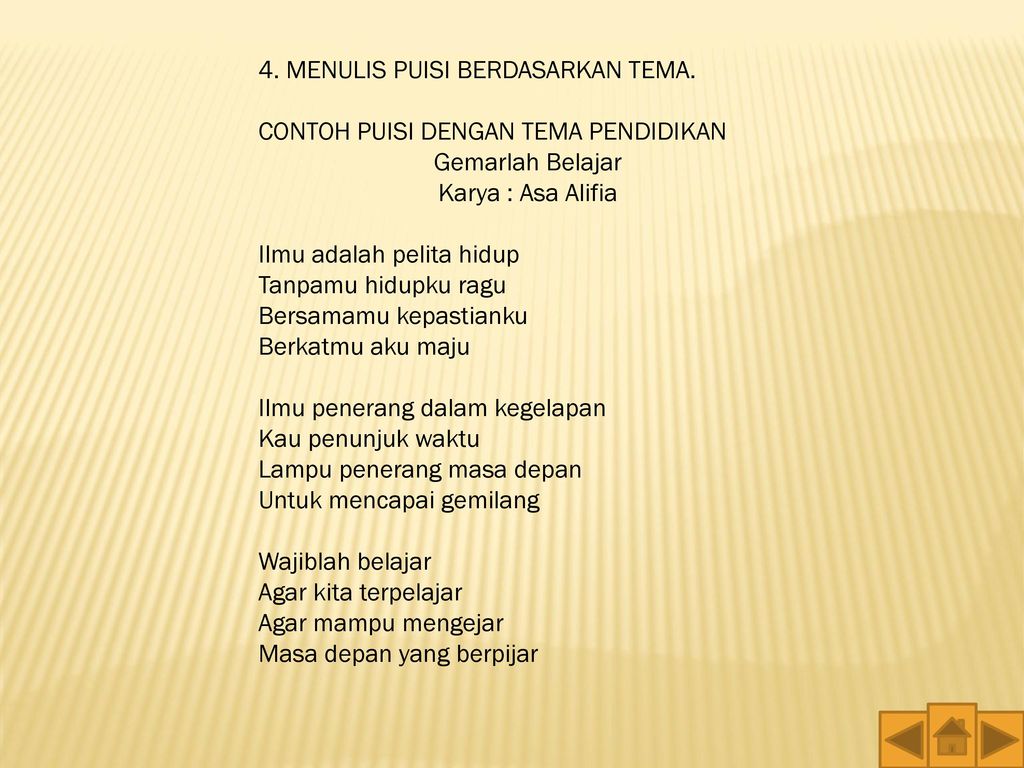 Detail Contoh Menulis Puisi Nomer 9