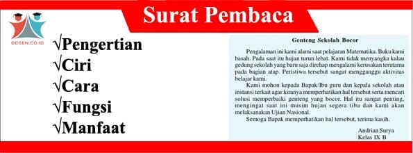 Detail Contoh Menulis Surat Pembaca Tentang Lingkungan Sekolah Nomer 14