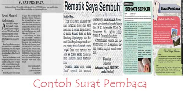 Detail Contoh Menulis Surat Pembaca Tentang Lingkungan Sekolah Nomer 5