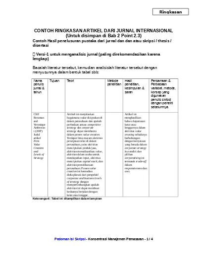 Detail Contoh Meringkas Jurnal Nomer 3