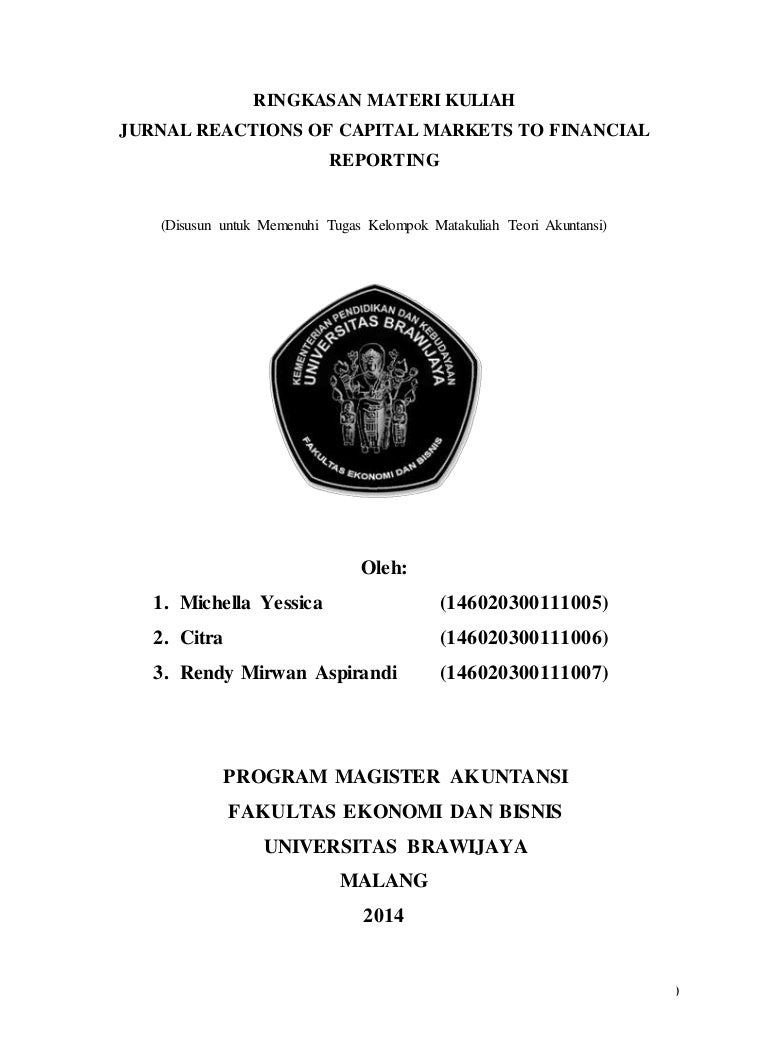 Detail Contoh Meringkas Jurnal Nomer 46